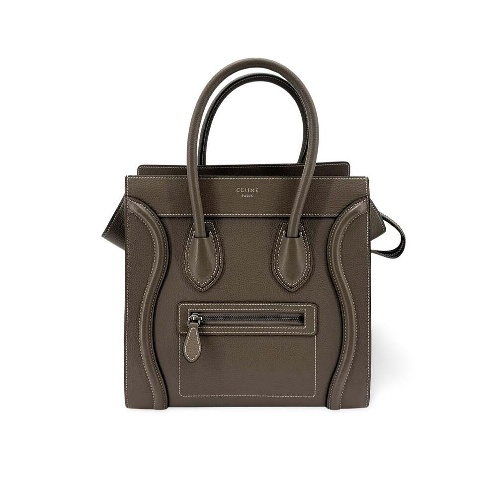 Celine Nano Luggage Bag Drummed #373600C50B